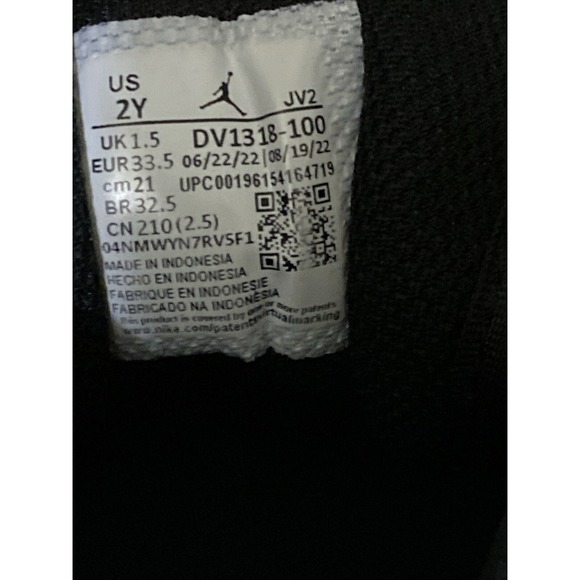 Air Jordan 1 Mid SE PS 'Multi-Color Canvas' Size 2Y - Picture 6 of 6